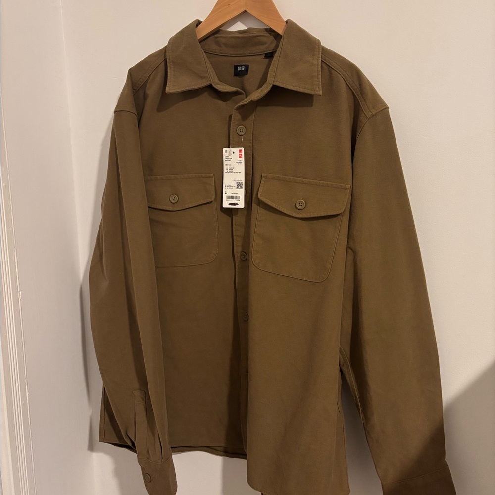 Uniqlo Jersey Long Sleeve Over Shirt